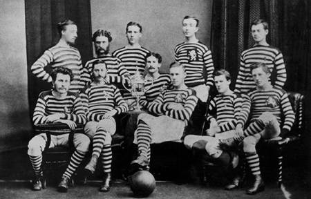 The first football match ever